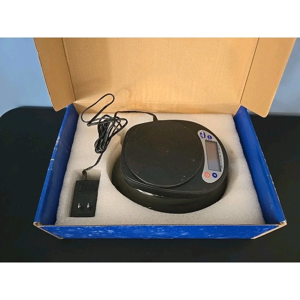 Globe GPS5 5lb Digital Portion Control‎ Scale With Plastic Platter Bowl